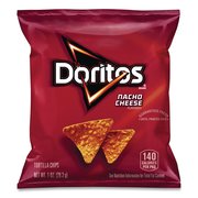 Doritos Nacho Cheese Tortilla Chips, 1 oz Snack Bag, PK50 32629